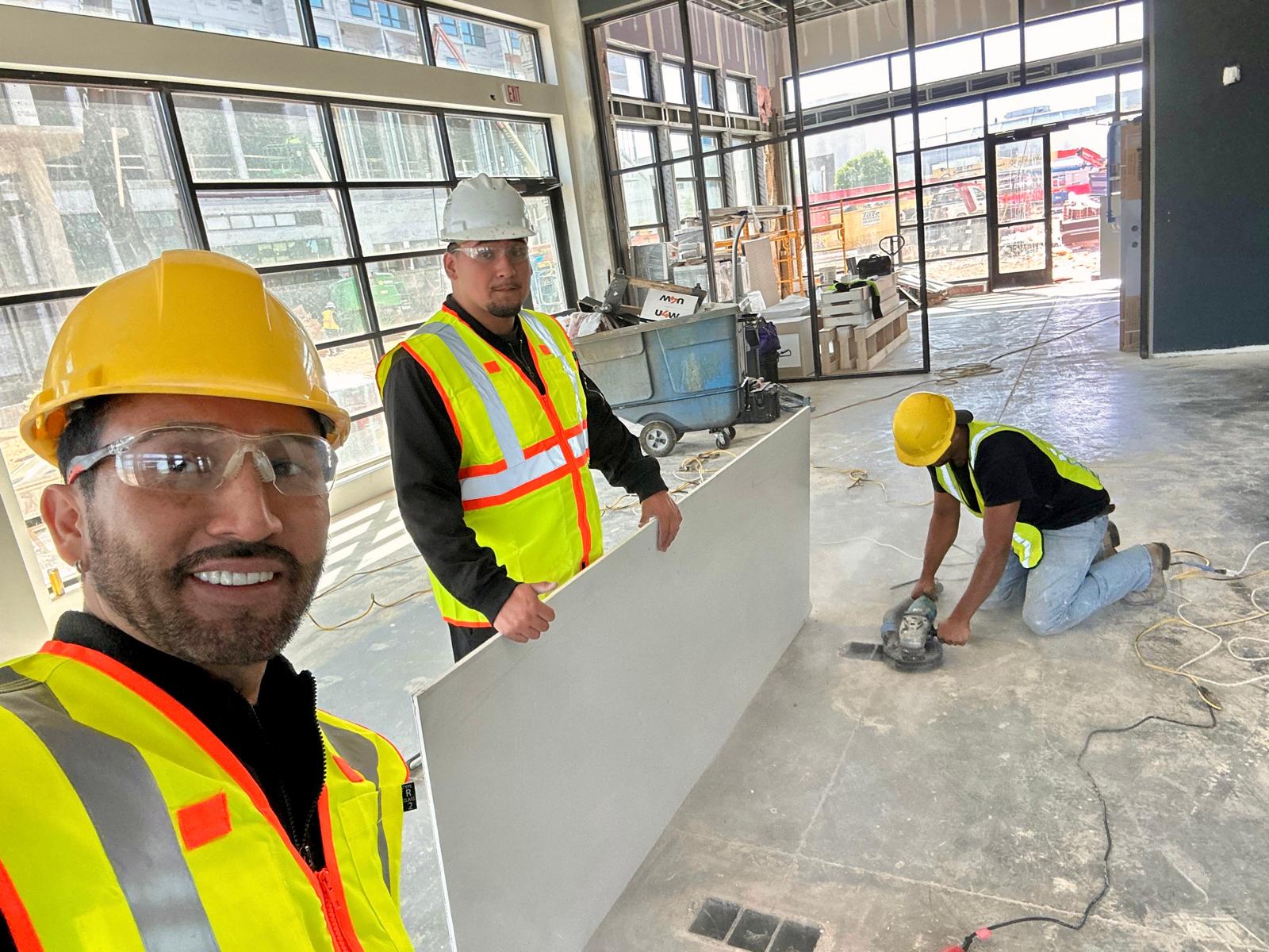 Tech Flooring Crew at Work